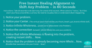 Free Instant Healing in 60 Seconds